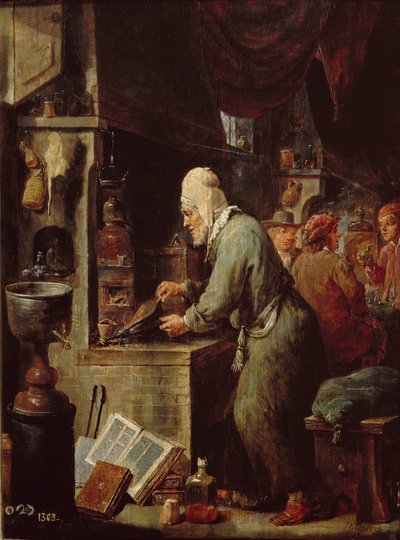 The Alchemist by David Teniers the Younger